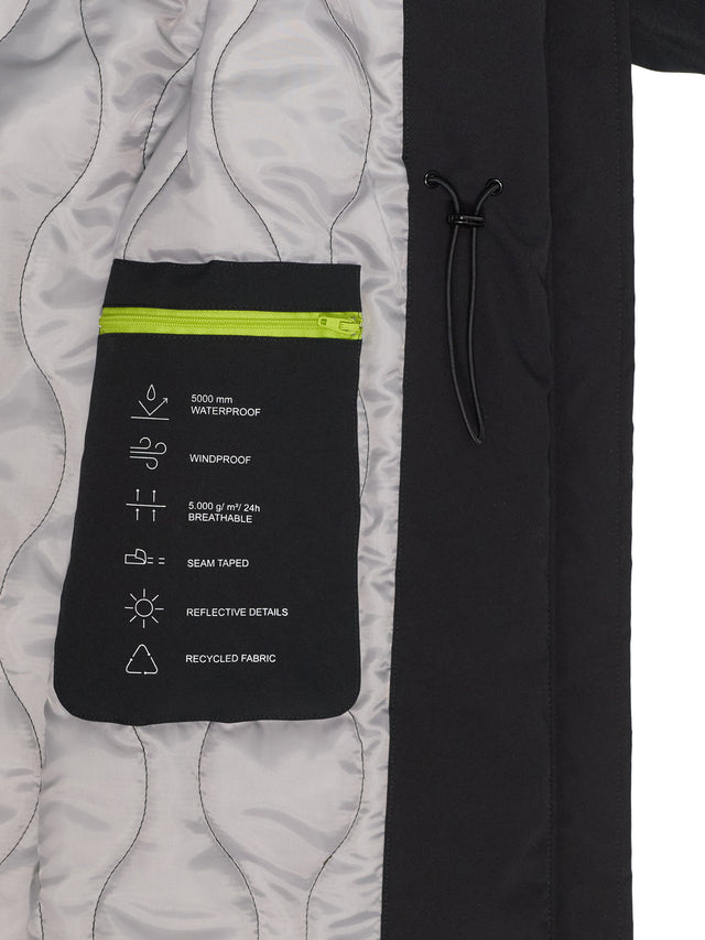 Damen Funktionsjacke schwarz
