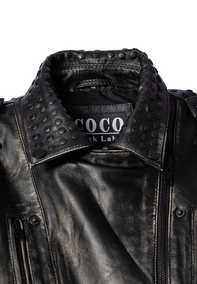 Lederjacke
