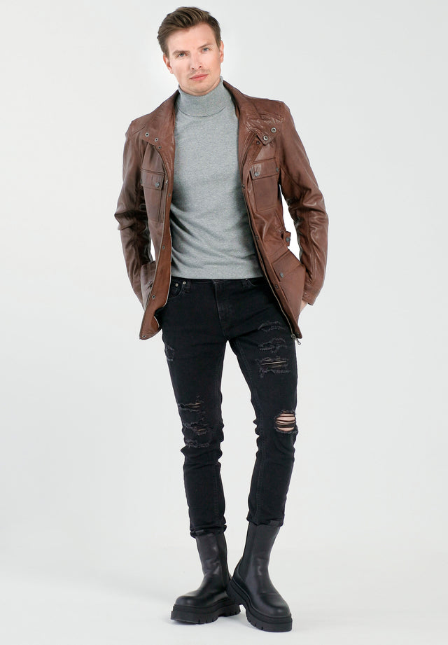 Lederjacke