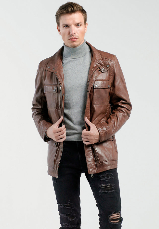 Lederjacke