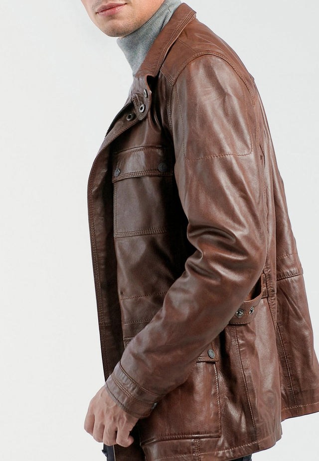 Lederjacke