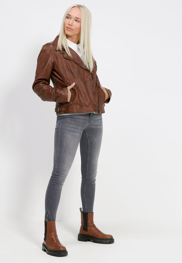 Lederjacke