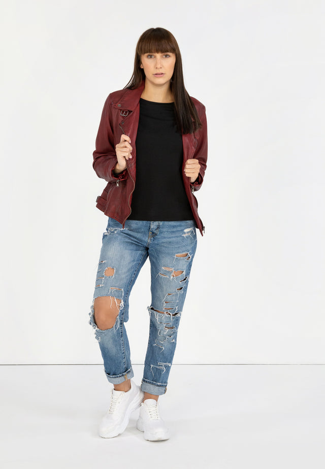 Lederjacke