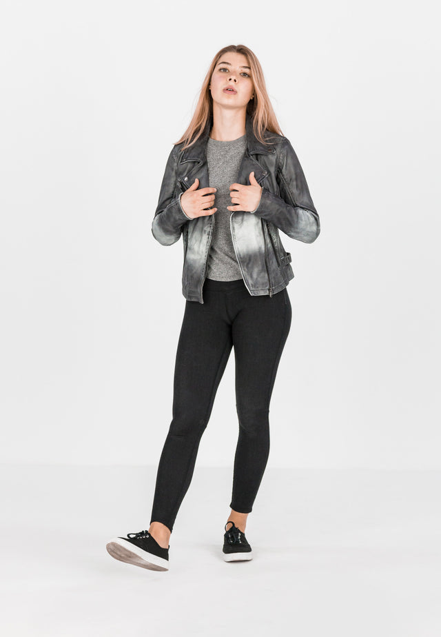 Lederjacke