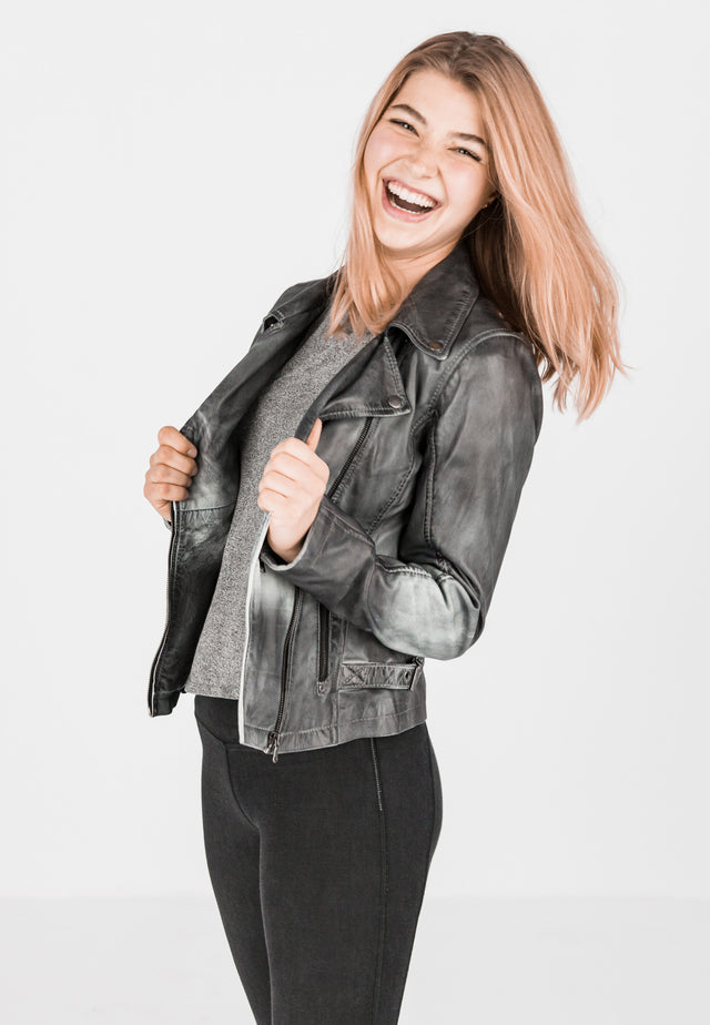 Lederjacke