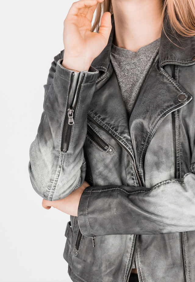 Lederjacke