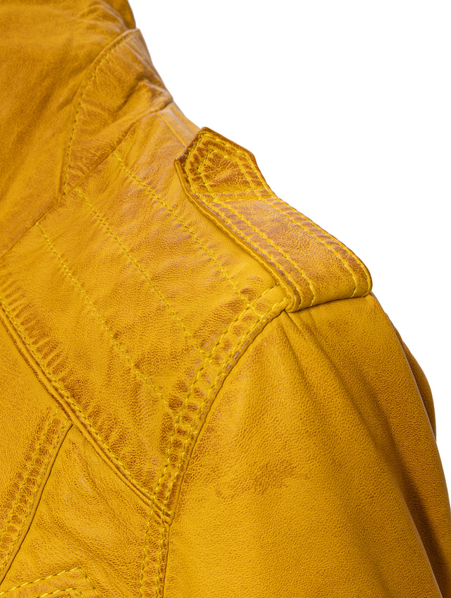 Lederjacke