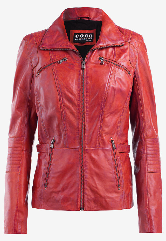 Lederjacke