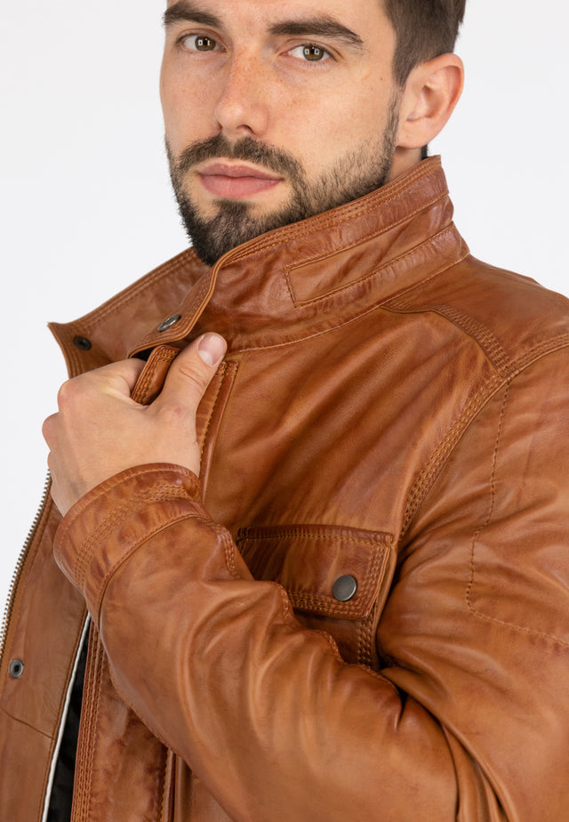 Lederjacke