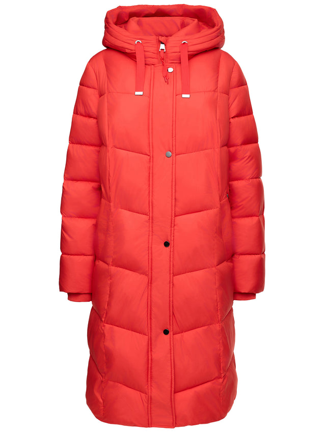 Damen Steppmantel rot