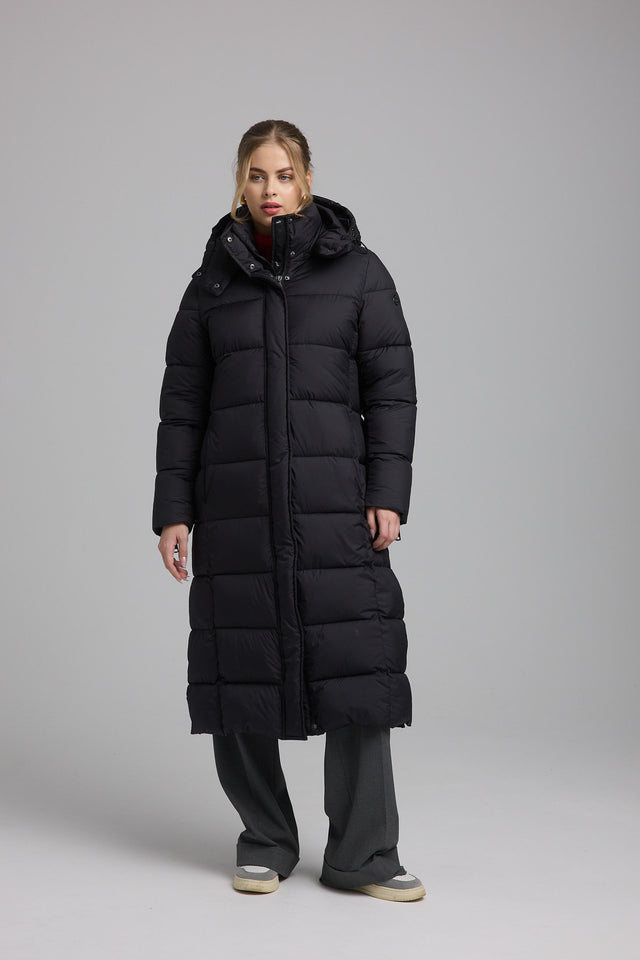 Damen Steppmantel schwarz