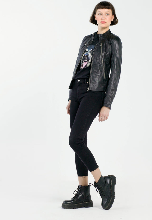 Lederjacke
