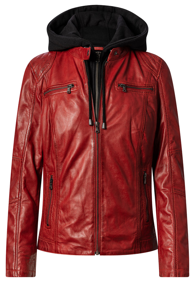 Herren Lederjacken Lederjacke Damen Rot Gipsy Ledermantel Cognac