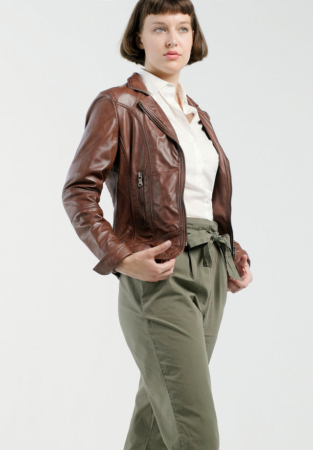 Lederjacke