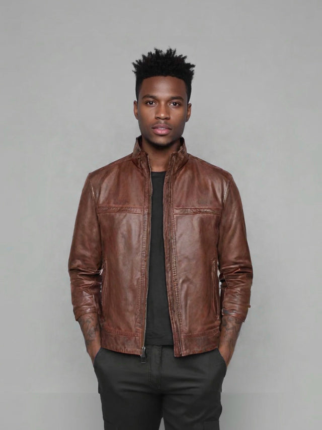 Lederjacke