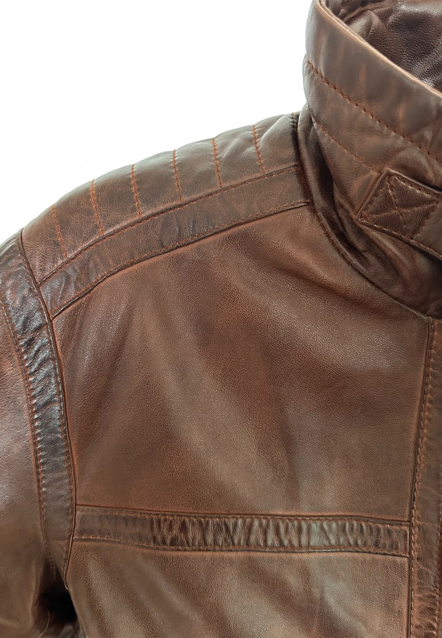 Lederjacke