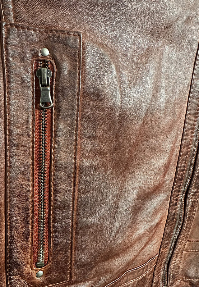 Lederjacke