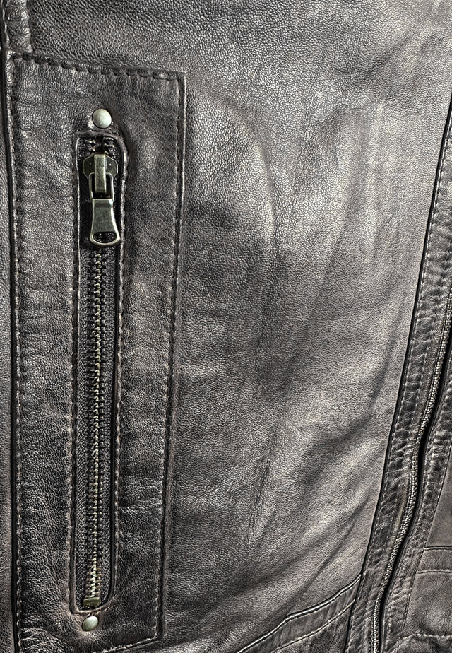 Lederjacke